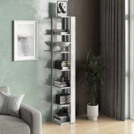 Книжная полка для дома на 6 ячеек Бетон