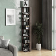 Книжная полка для дома на 6 ячеек Венге