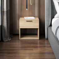 Прикроватная тумба с открытой полкой Дуб Сонома