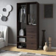 Современная прихожая для одежды и обуви с ящиками для одежды и обуви Венге