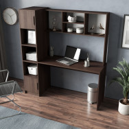 Письменный стол с пеналом и надстройкой Венге