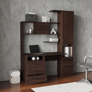 Письменный стол с тумбой и пеналом Венге