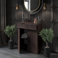 Комод с дверцами и ящиком Венге