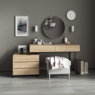 Стіл письмовий з тумбою та шухлядами в стилі лофт Дуб Сонома