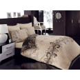 Комплект постільної білизни Cotton Box сатин Cemile Bej 200x220