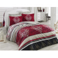 Комплект постельного белья Cotton Box Royal Asra Bordo