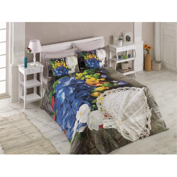 Комплект постільної білизни Cotton Box 3D Frilly Bej 200x220
