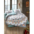 Постельное бельё Cotton Box Orient Sezan Mavi 200x220