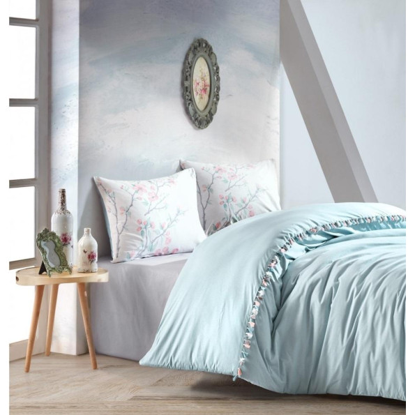 Комплект постільної білизни Cotton box Candy Linda Mint 200x220