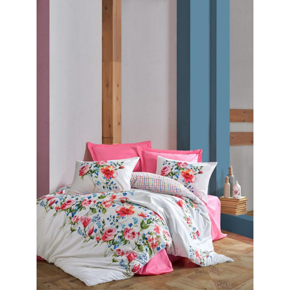 Комплект постельного белья Cotton box Pamela Kirmizi 200x220 Комплект постельного белья Cotton box Pamela Kirmizi 200x220