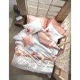 Комплект постельного белья Cotton box Lara Pembe 200x220