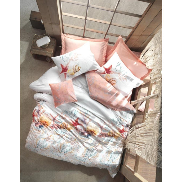 Комплект постельного белья Cotton box Lara Pembe 200x220 Комплект постельного белья Cotton box Lara Pembe 200x220