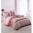 Комплект постільної білизни Majoli Laviva v2 Pembe 200x220