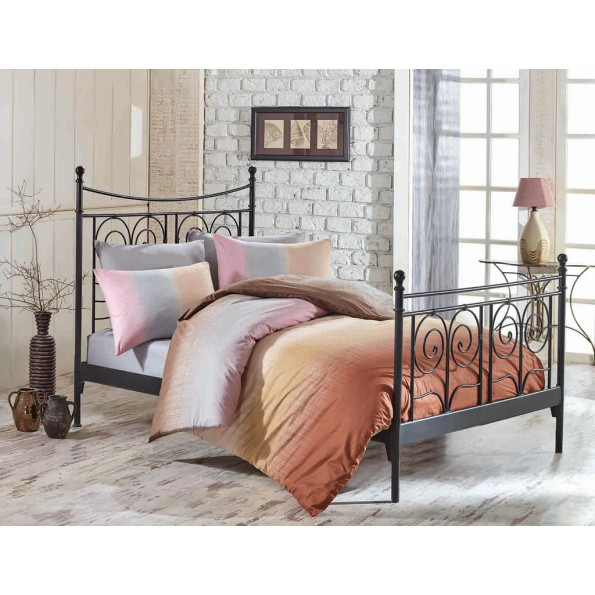 Комплект постельного белья Majoli Colorful Brown