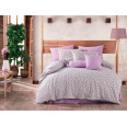 Комплект постільної білизни Majoli Lily Lilac 200x220