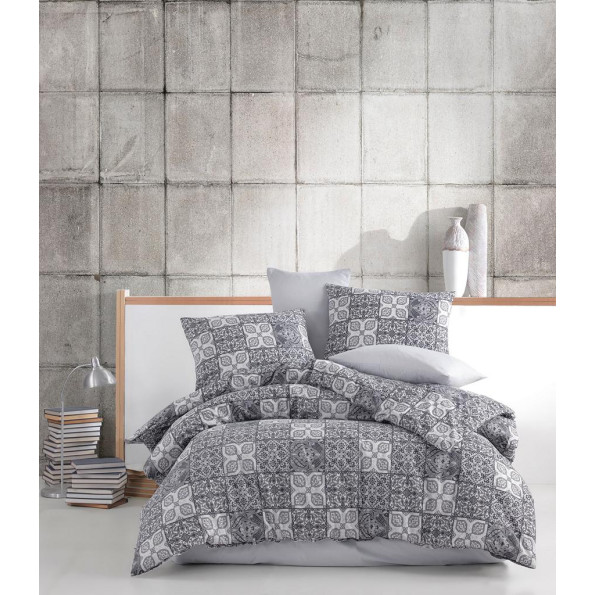 Комплект постельного белья Majoli Ceramica v1 Grey 200x220 Комплект постельного белья Majoli Ceramica v1 Grey 200x220