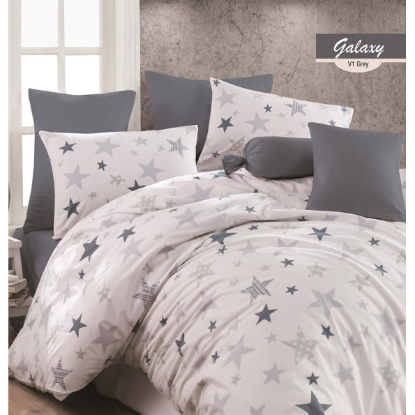Комплект постельного белья Majoli Galaxy v1 Grey 200x220 Комплект постельного белья Majoli Galaxy v1 Grey 200x220