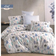 Комплект постільної білизни Majoli Leaf v1 Blue 200x220