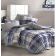 Комплект постельного белья Majoli Mark v1 Blue 200x220