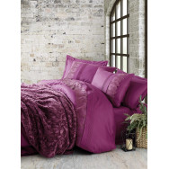 Комплект постільної білизни + плед Embos Murdum