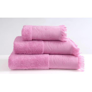Рушник махровий Банний 130х70 см Рожевий 259685 Рушник махровий Банний 130х70 см Рожевий 259685
