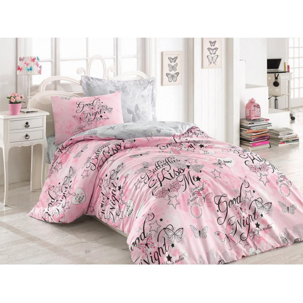 Комплект постільної білизни Cotton Box Feeling Pembe