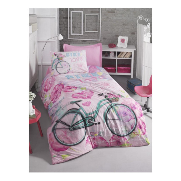 Постельное белье Cotton Box Bike Pembe