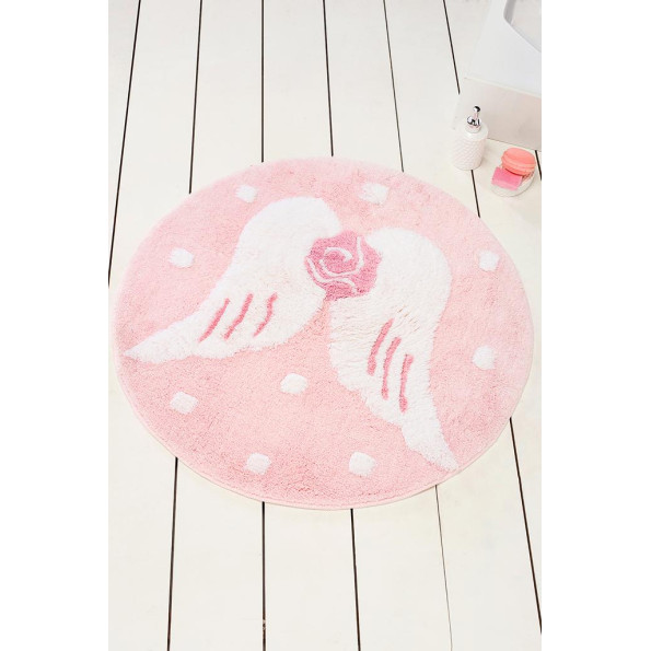 Коврик для ванной Chilai Home Melek Pembe Yuvarlak