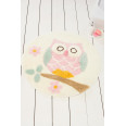 Коврик для ванной Chilai Home Owl Ecru
