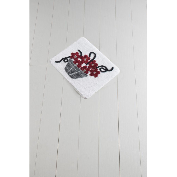 Коврик для ванной Chilai Home Alacati Red 50х60 см Коврик для ванной Chilai Home Alacati Red 50х60 см