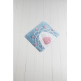 Килимок для ванної Chilai Home Dantel Blue 50х60 см
