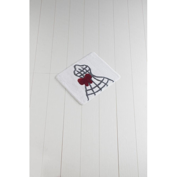 Коврик для ванной Chilai Home Elbise White 50х60 см