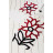 Коврик для ванной Chilai Home Naturel Red