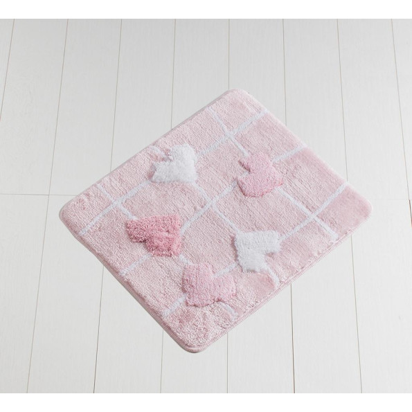 Коврик для ванной Chilai Home Kalbim Pembe 50х60 см