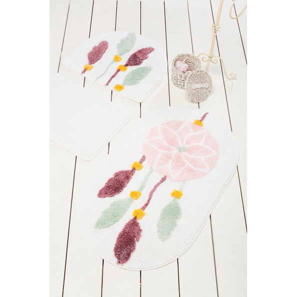 Коврик для ванной Chilai Home Ruya White Коврик для ванной Chilai Home Ruya White