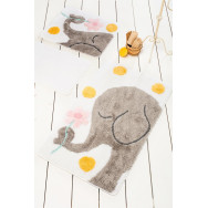 Килимок для ванної Chilai Home Buyuk Fil Grey