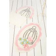 Килимок для ванної Chilai Home Sweet Bird Pink