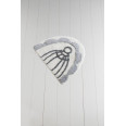 Килимок для ванної Chilai Home Sweet bird gri 50х60 см