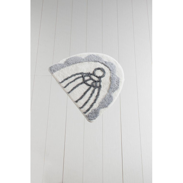 Килимок для ванної Chilai Home Sweet bird gri 50х60 см