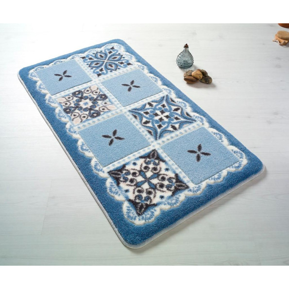 Коврик для ванной Confetti Ceramic Mavi 55х57 см Коврик для ванной Confetti Ceramic Mavi 55х57 см