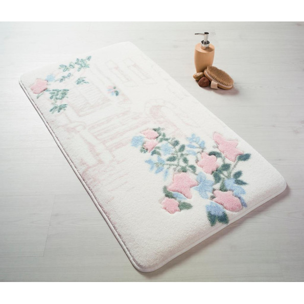 Коврик для ванной Confetti Flower Garden Pembe 55х57 см Коврик для ванной Confetti Flower Garden Pembe 55х57 см