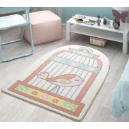 Килимок в дитячу кімнату Confetti Happy Cage Salmon