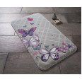 Коврик для ванной Confetti Butterfly Plaid Purple 80х140 см