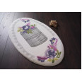 Коврик для ванной Confetti Flower Cage Purple 80х140 см