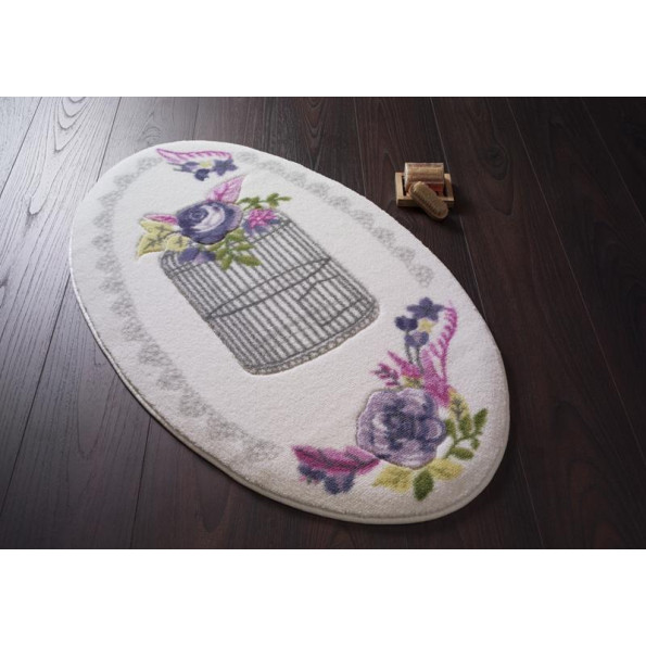 Коврик для ванной Confetti Flower Cage Purple 80х140 см Коврик для ванной Confetti Flower Cage Purple 80х140 см