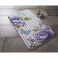 Килимок для ванної Confetti Roses Purple 80х140 см