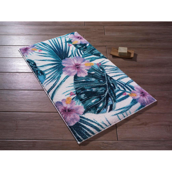 Килимок для ванної Confetti Hibiscus Lila 50х57 см