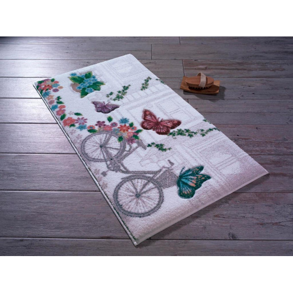 Коврик для ванной Confetti Flower Basket Beyaz 57х100 см
