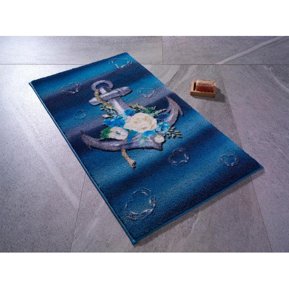 Килимок для ванної Confetti Romantic Anchor K Mavi 57х100 см Килимок для ванної Confetti Romantic Anchor K Mavi 57х100 см