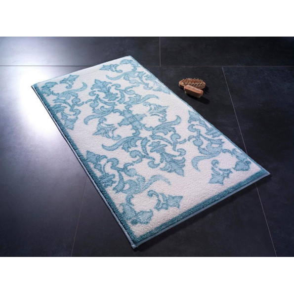 Коврик для ванной Confetti Shabby Damask Mavi 57х100 см
